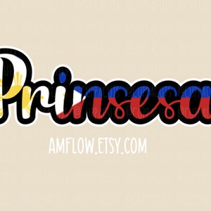 Prinsesa filam filipino sticker