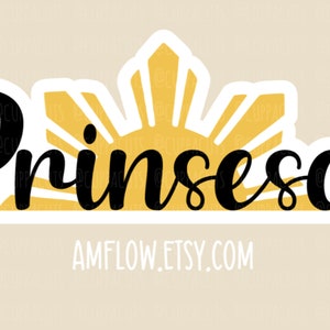 Prinsesa filam filipino sticker