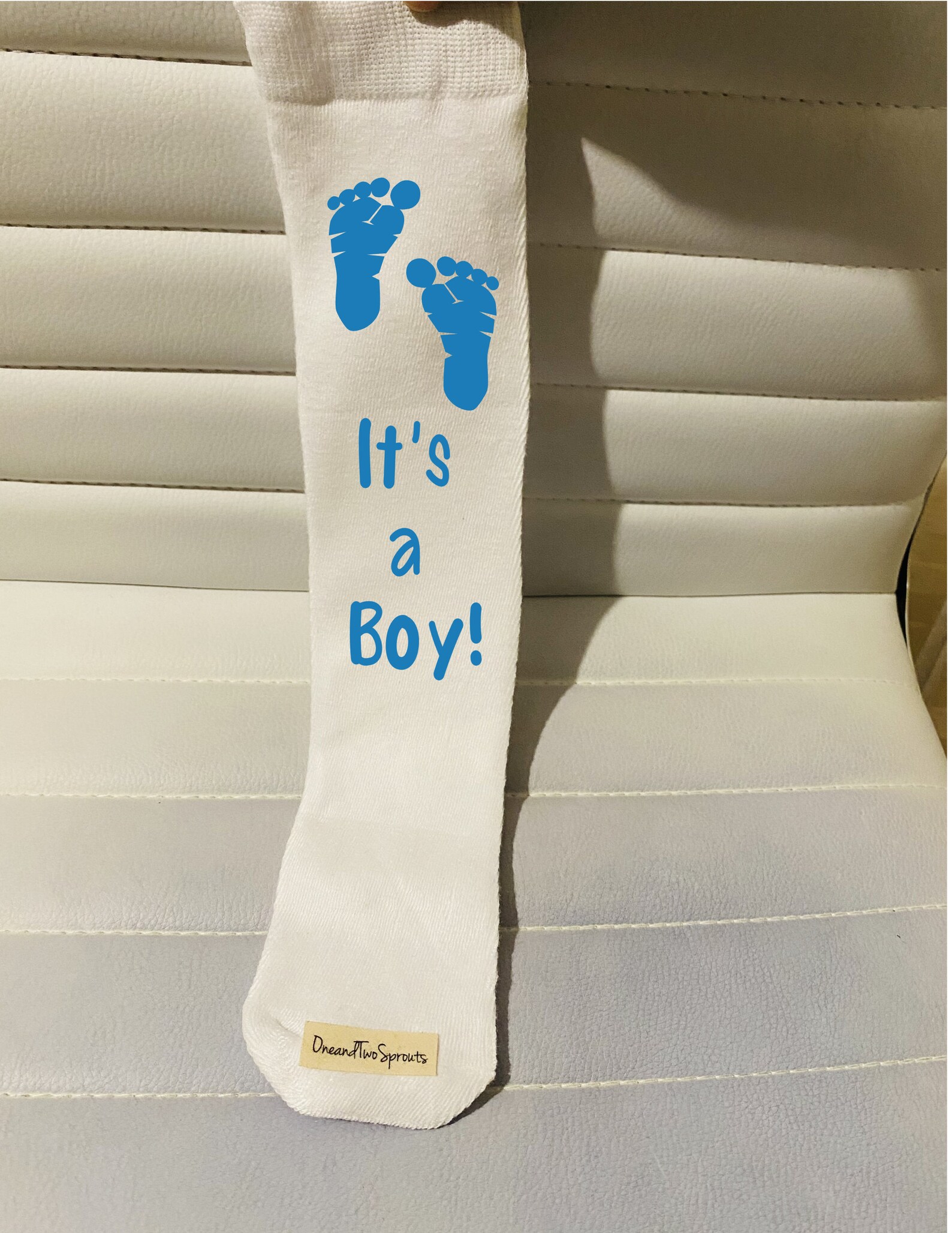 Gender Reveal Socks Gender Reveal Ideas Fille Garçon Maman Etsy