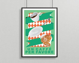 Un Caffè Per Favore - Limited Edition Art Print