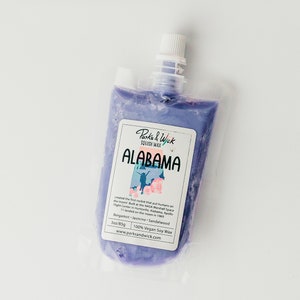 Alabama Squeezable Wax Melt | After a Rain Storm | Highly Scented Squeeze Wax Melt | Squeezable Vegan Soy Wax | Pet Safe | Stocking Stuffers