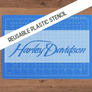 Motorcycle Logo Stencil, Reusable Plastic or Vinyl, *FAST SHIPPING* Multiple Sizes Available