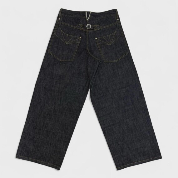 Indigo Raw Denim Japanese 14oz Selvedge - Baggy Wide-leg