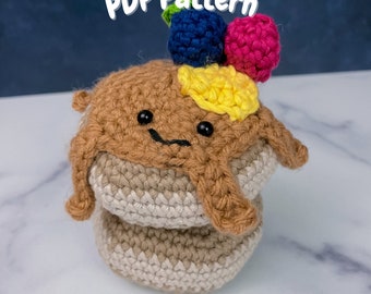Crochet pancake pattern PDF | crochetingworlds