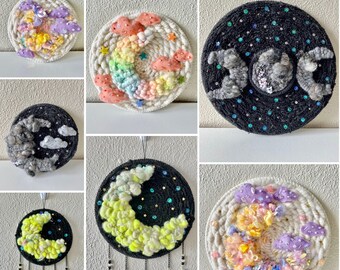 Moonstruck Round Woven Wall Hanging Collection