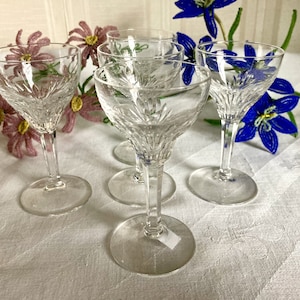 Royal Leerdam RUBATO Crystal Set of Six Cordials Free Shipping