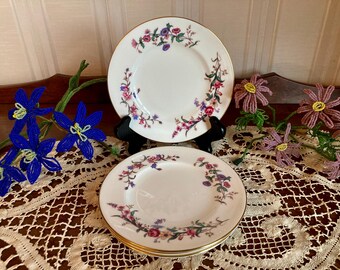 Cauldon Tiffany China Pattern T-1622 Set(8) Gilt and Floral
