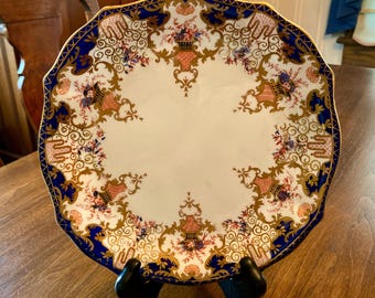 Cauldon Tiffany China Pattern T-1622 Set(8) Gilt and Floral