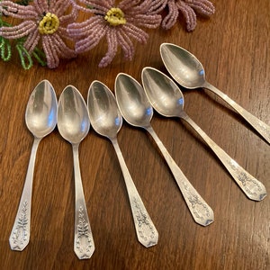 Set(6) Gorham Sterling Madam Jumel Demitasse Spoons