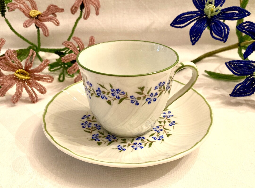 Bernardaud Limoges China Champ Fleuri Demitasse Cup and Saucer - Etsy