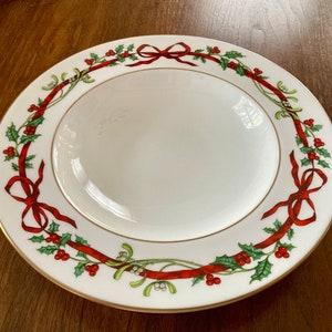 Royal Worcester Holly Ribbons Bone China Soup Bowl - Etsy