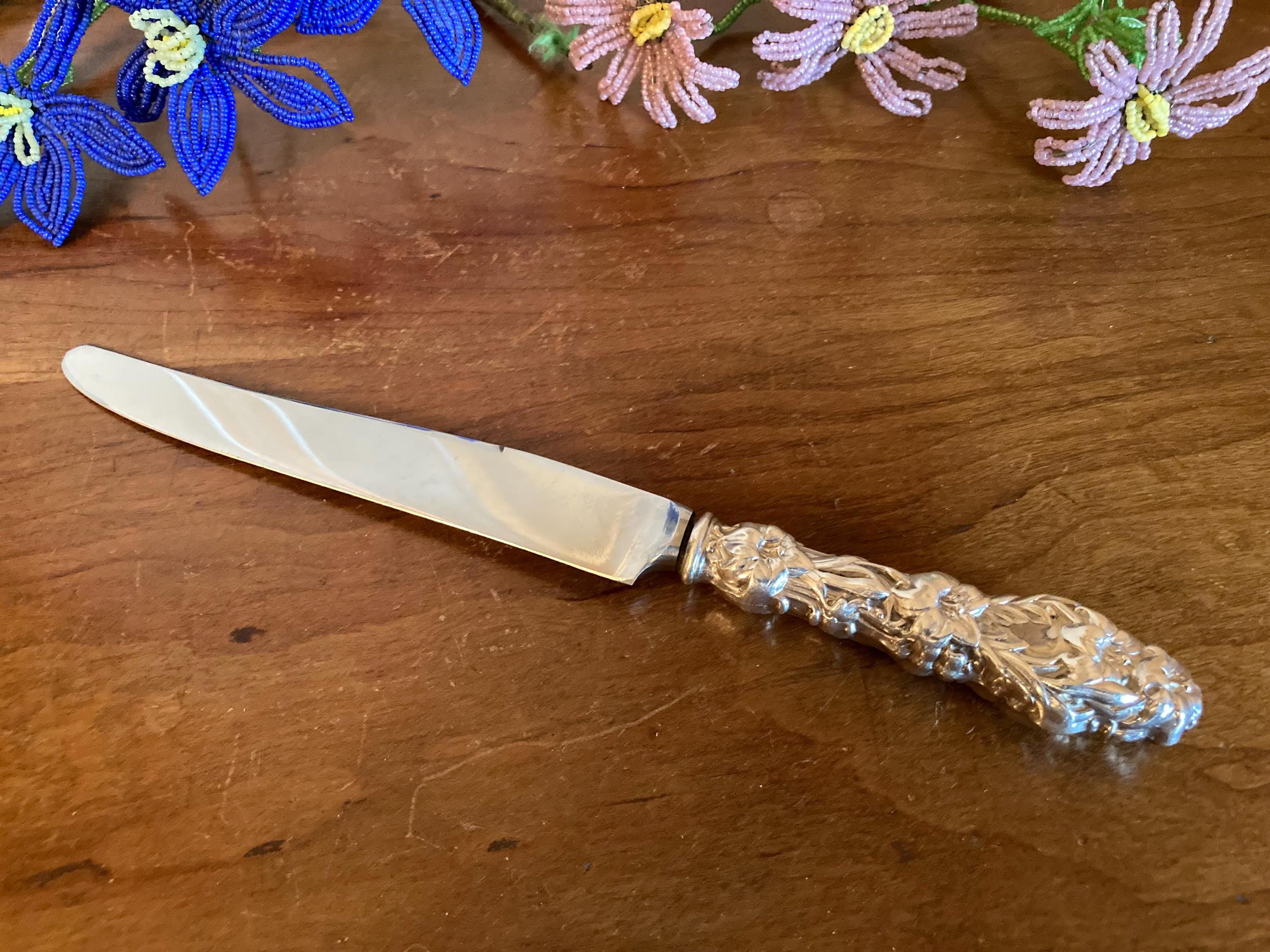 【Whiting ホワイティング】純銀／バターナイフ「Lily」モノグラム有り① Whiting Lily Sterling - Etsy