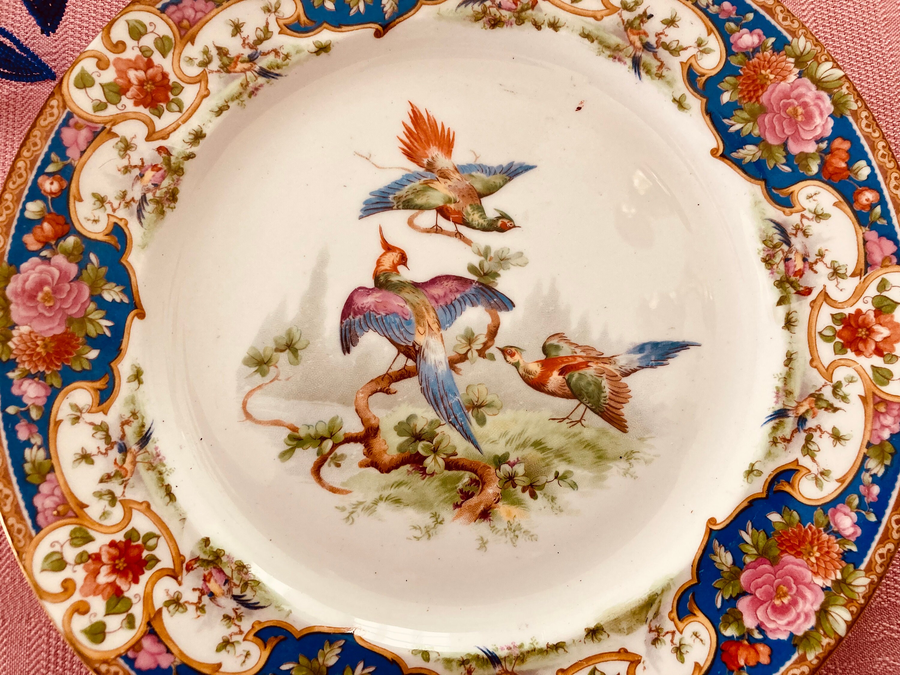 Shelley Bone China OLD SEVRES 8 1/2 Salad Plate Etsy