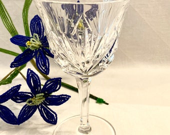 Signed Gorham Cherrywood Crystal Wine Goblet