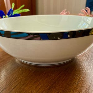 Bernardaud Limoges China  Galaxie 8&quot; Round Salad Serving Bowl