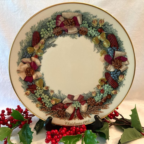 Lenox Christmas Plate Etsy
