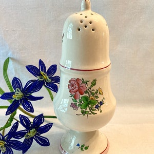 Luneville Faince Old Strasbourg Muffineer Or Sugar Shaker