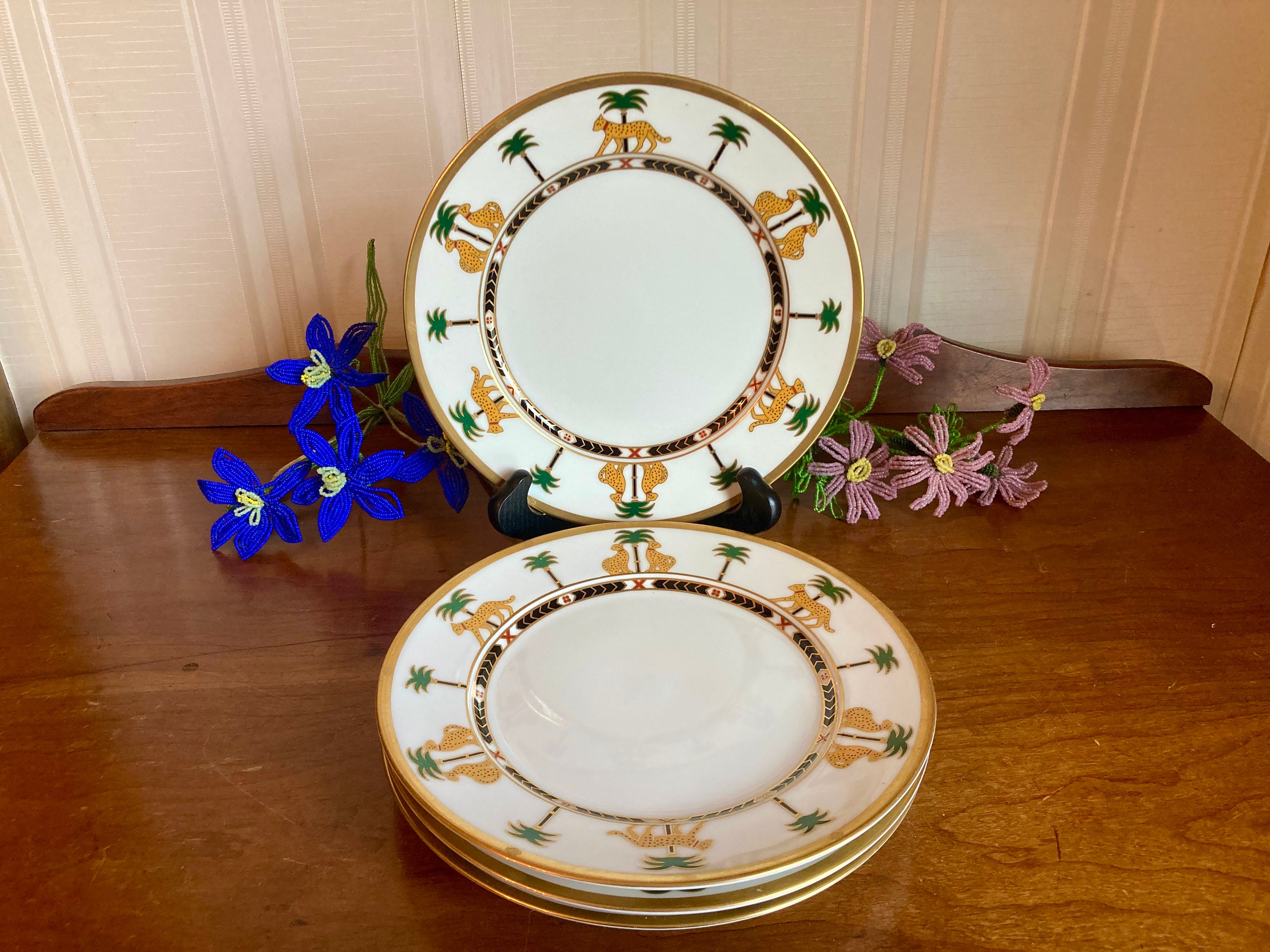 Dior Casablanca China Set of Four 8 1/4