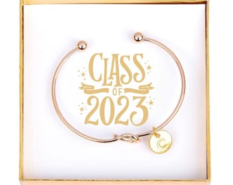 Abschlussarmband, Abschlussgeschenk, Abschlussschmuck, personalisiertes Armband, Abschlussarmband, Armbandklasse 2023,