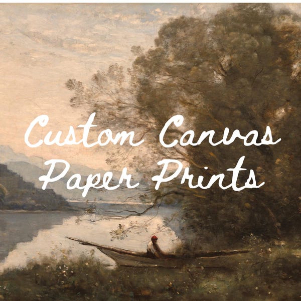 Custom Printed Canvas for Bookbinding or Framing (11x17)