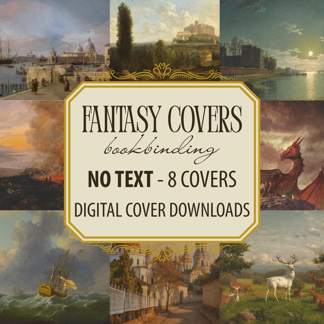 Fantasy 8 Book Full Series Digital Cover Design Download - Etsy