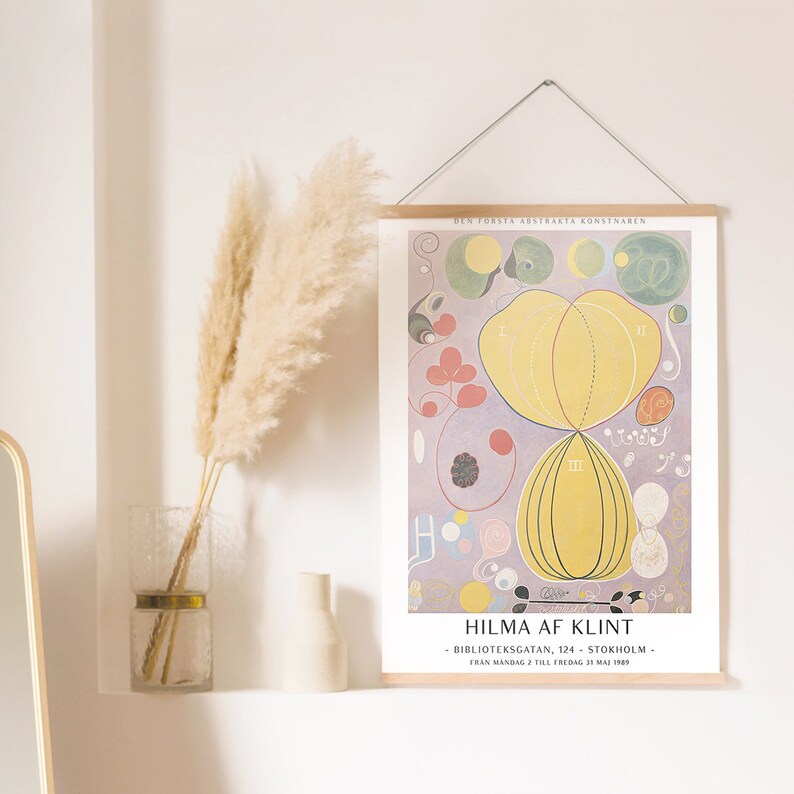 Scandinavian poster af Klint poster Modern art Abstract art print Hilma af Klint print Swedish art Hilma af Klint