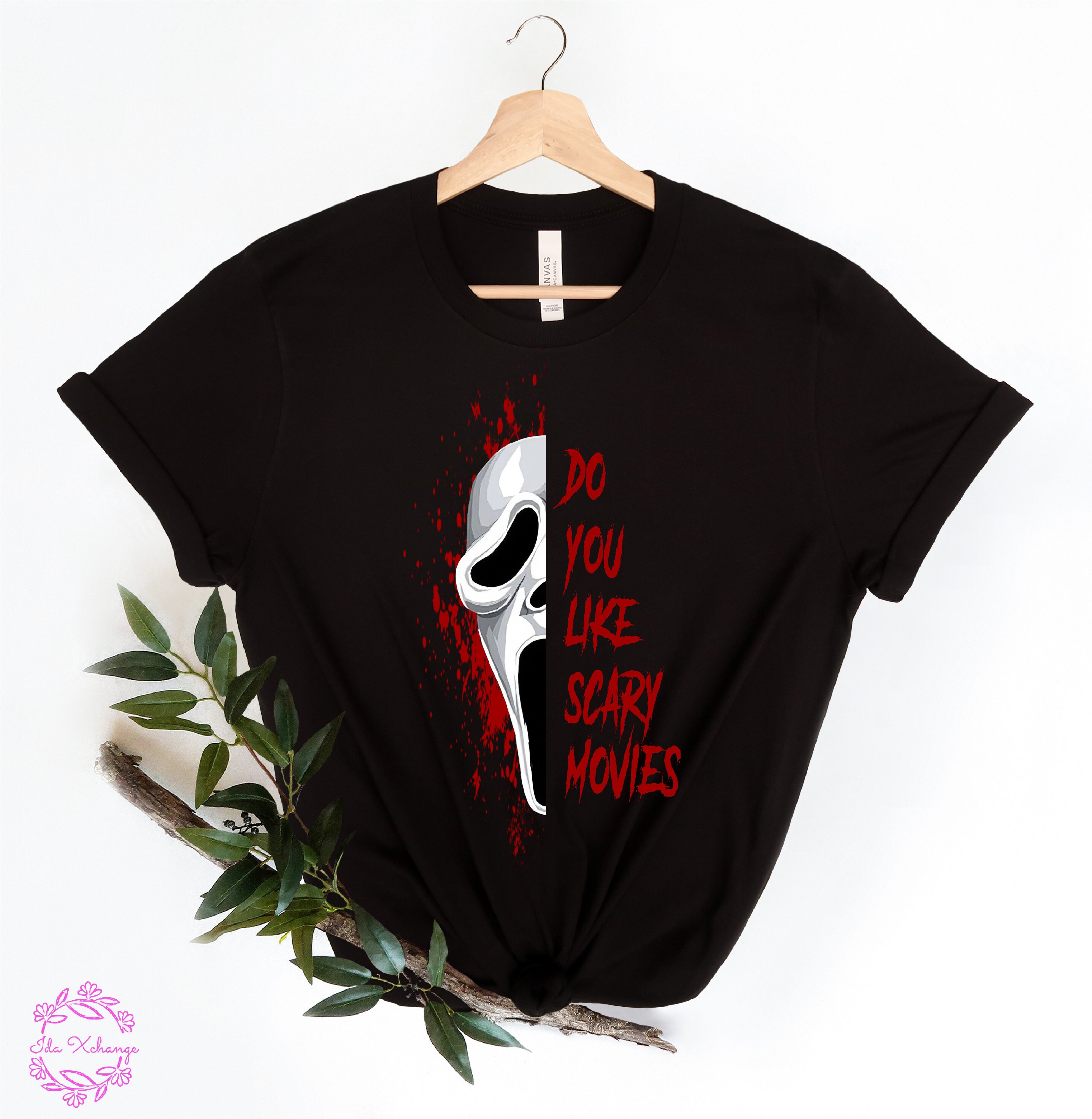 Scream Shirt Ghost face Shirt Horror Movie Shirt Halloween Etsy