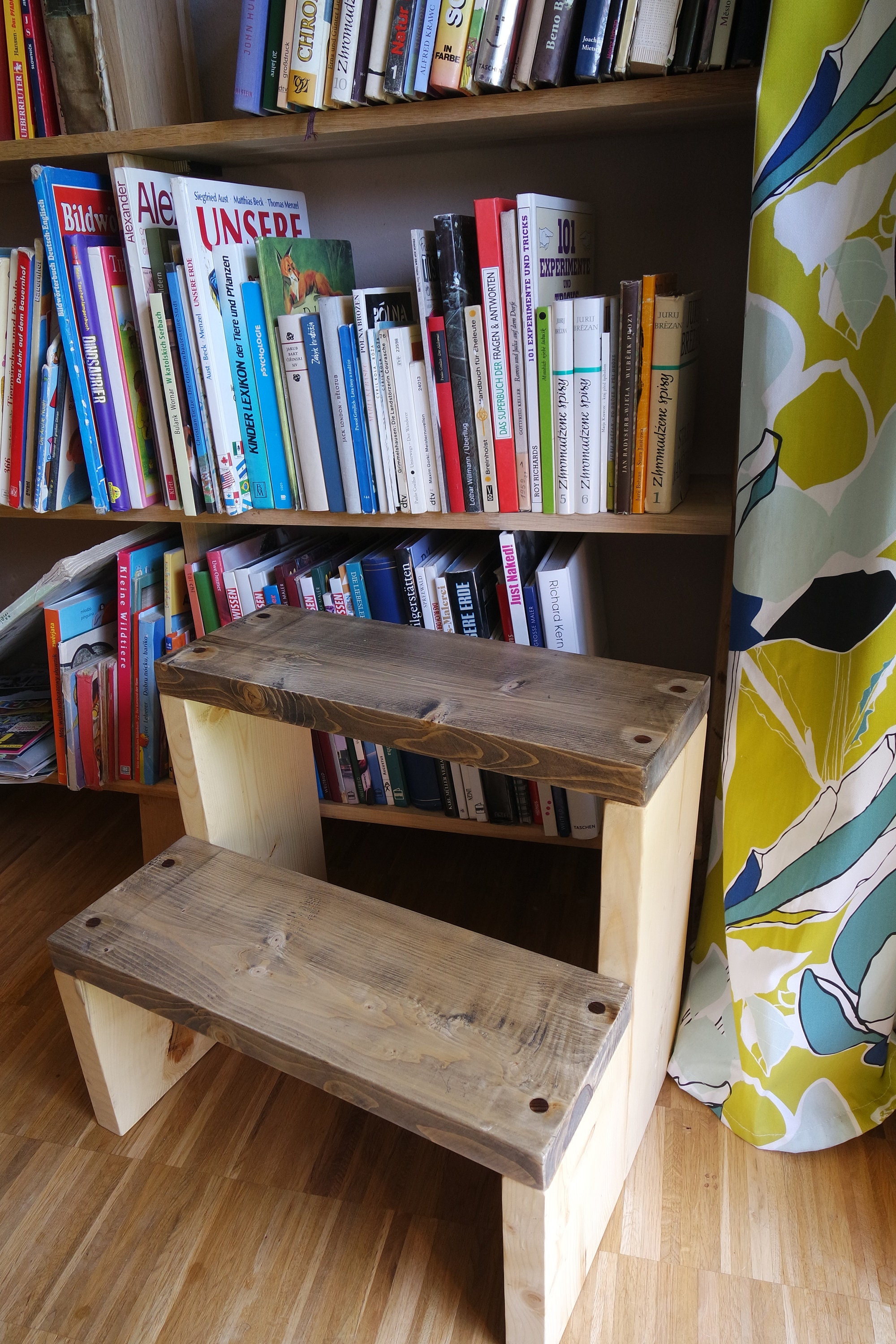 Tritthocker Tritt zwei Stufen Leiter ideal für die Küche | Etsy