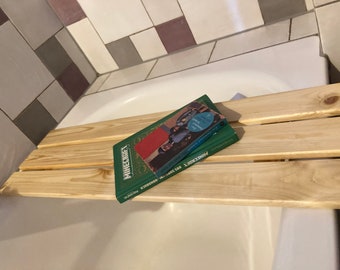 Bath shelf made of rescued spruce 75 cm