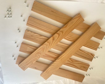 Nachhaltige Ersatz-Lärchenbretter für IKEA TÄRNÖ Gartenstuhl – Rückenlehne & Sitzfläche Reparaturset