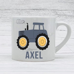 Car Kids Personalized Mug- Children Mug- Name Custom Car Mug- Dino Mug - Small Personalized Mug  - Favor Mugs 6 oz