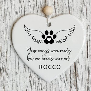 Pet Memory Decoration Heart | Ceramic Ornament Tag | Ornament | Home Decoration | Christmas Loving  Gift