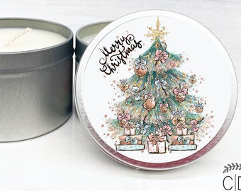 Nutcracker Candle Christmas Decor - Soy Candles Holiday Decor -  Candle Winter - Candles Holiday -Secret Santa Christmas Candle Set
