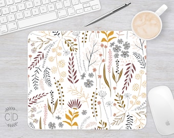 Mouse Pad Floral Mouse Pad Floral Mouse Pad Office Mouse Pad Personalized Mouse Pad Desk Accessories Mouse Pad Round Mouse Pad Floral