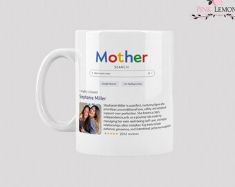 Funny Best Mother Ever Search & Photo Coffee Mug - Birthday - Special Occasion - Custom Mug -  Personalized Gifts For All Occasions