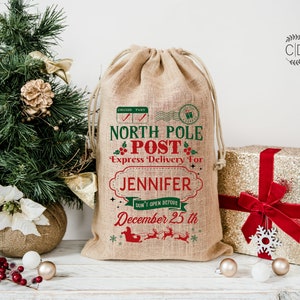 Large burlap christmas bags hotsell