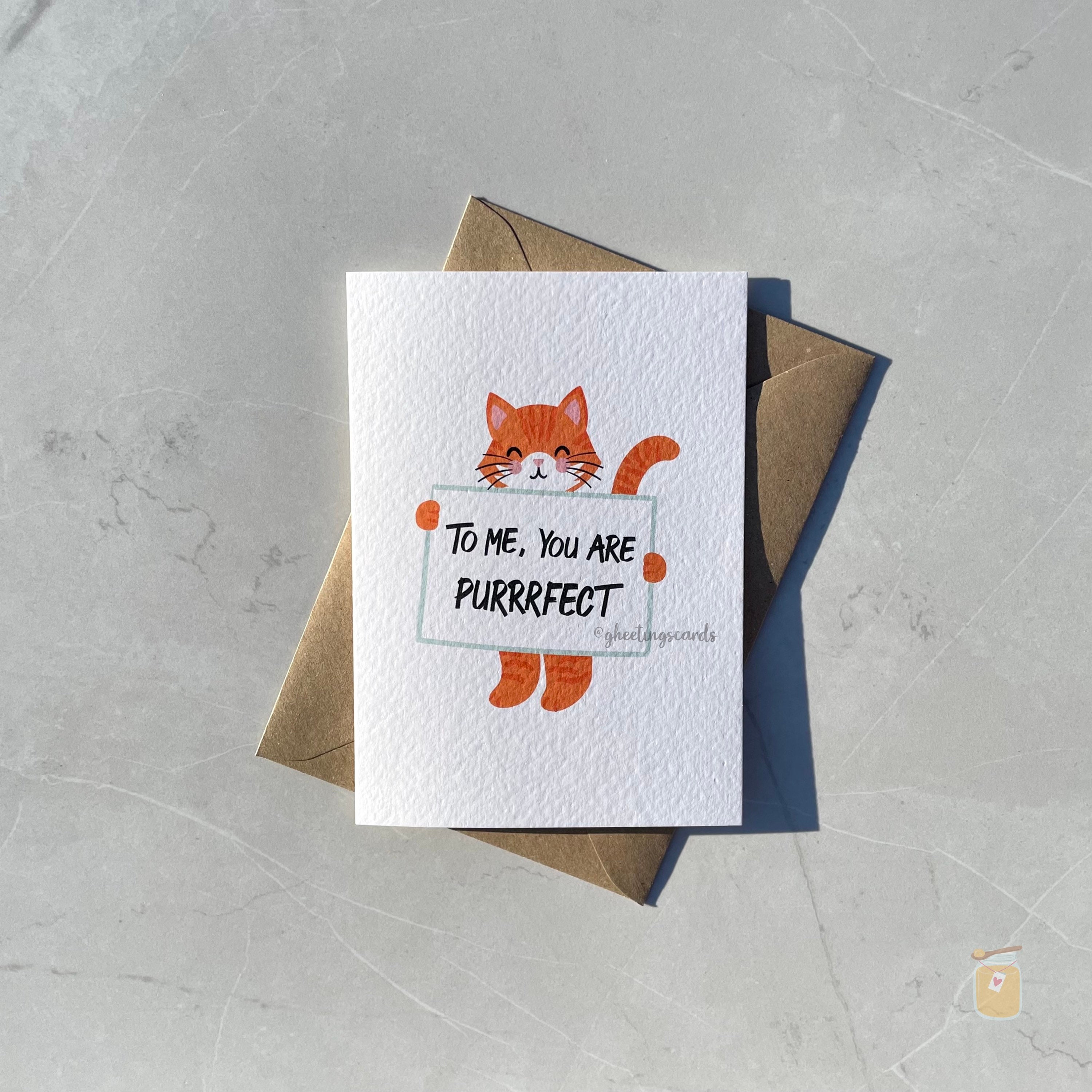To Me You Are Purrrfect Perfect Love Actually Cat - Etsy UK To Me You Are Purrrfect Perfect Love Actually Cat - Etsy UK