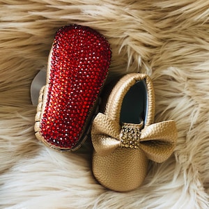 Baby Booties - Red Bottoms
