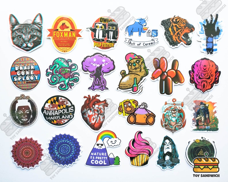 100 pcs Urban  Street Art Sticker  Pack Skateboard Etsy