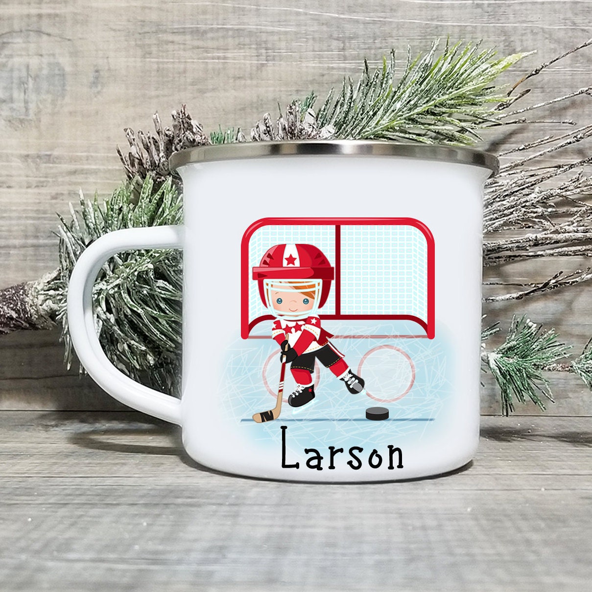 Boys Ice Hockey Mug Custom Hockey Mug Kids Hockey Gift Mug Etsy Canada