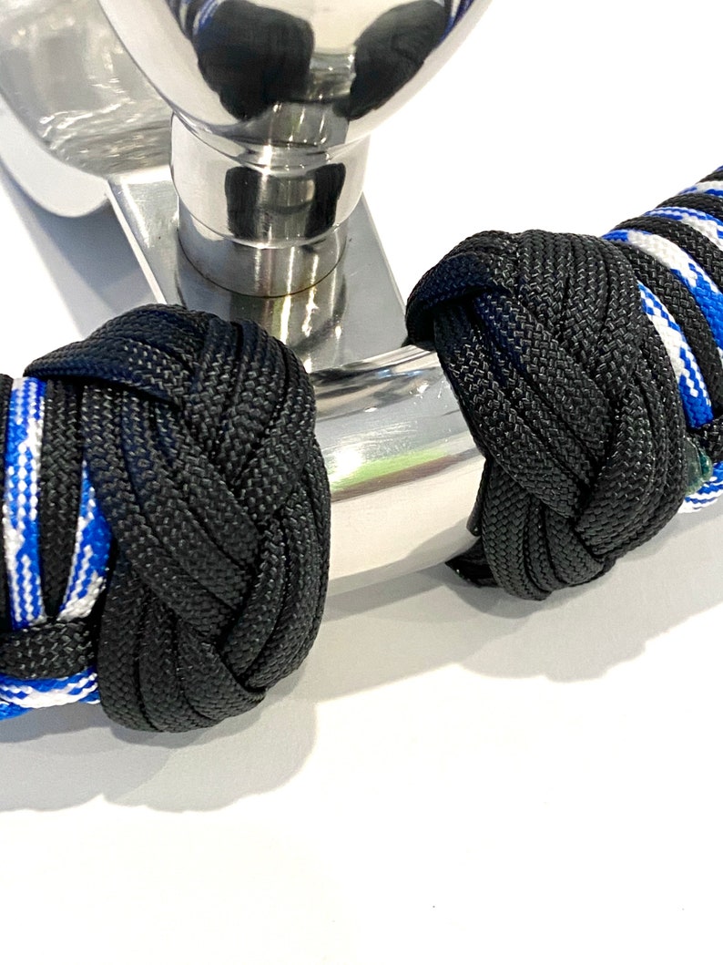 Paracord wrapped stainless steel boat steering wheel. Etsy