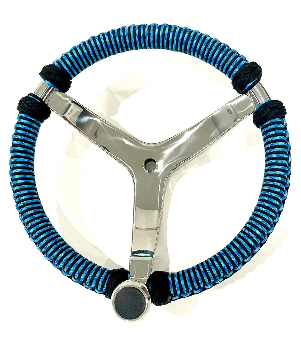 Paracord Wrapped Gemlux Stainless Steel Boat Steering Wheel. Etsy