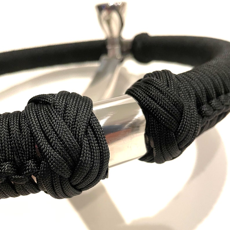 Black Paracord Wrapped Stainless Steel Boat Steering Wheel Etsy