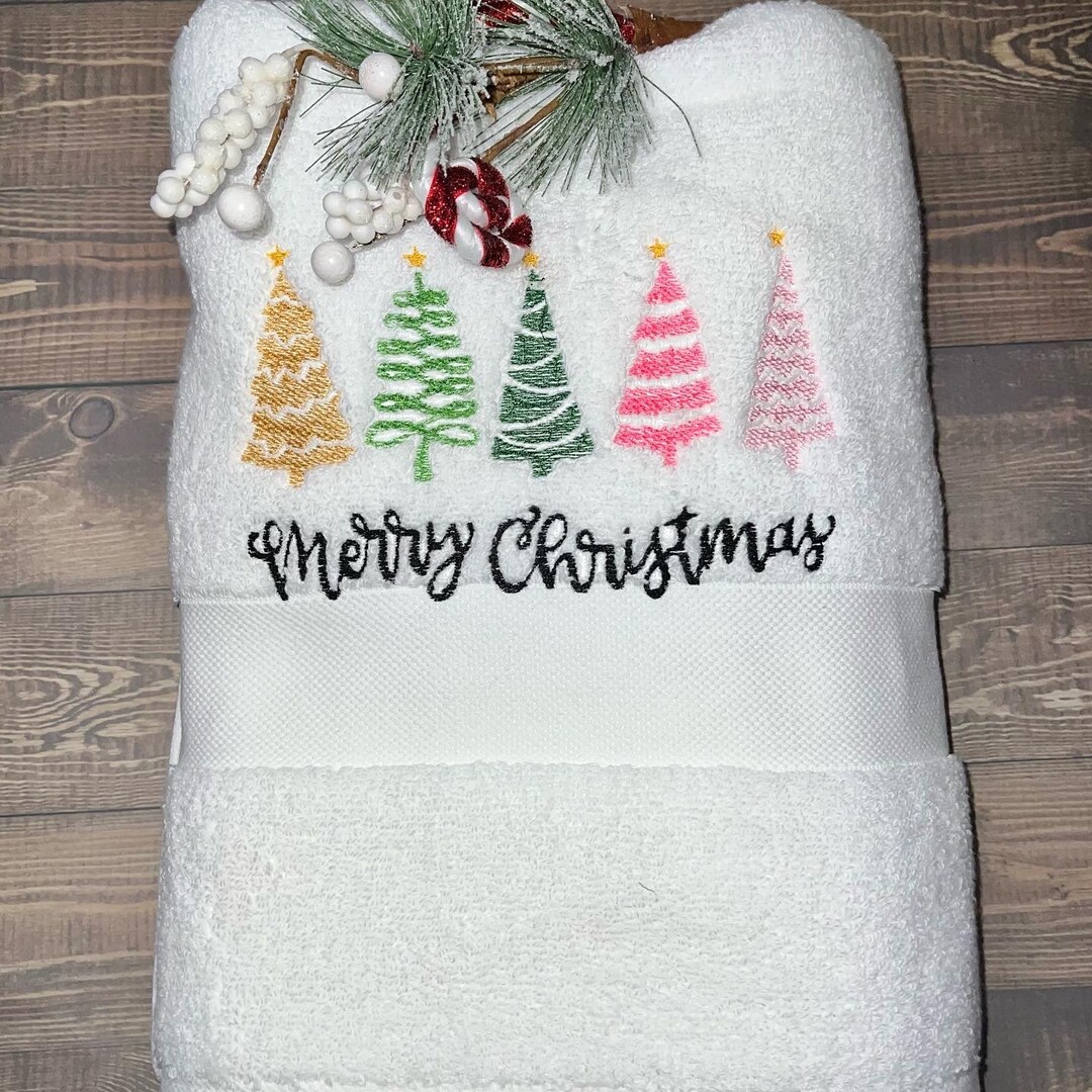 Two Hand Towels Christmas Tree main image 1