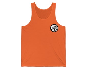 Canotta in jersey unisex Goku Kanji