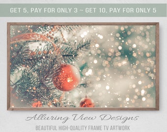 Christmas Season, Samsung Frame TV Art, Instant Download, Winter, Christmas, Frame TV Art, Samsung Art TV, Digital Download