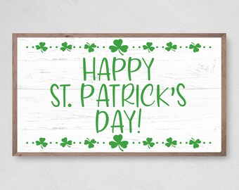 St. Patrick's Day Samsung Frame TV Art, Shamrock Decor (Digital Download)