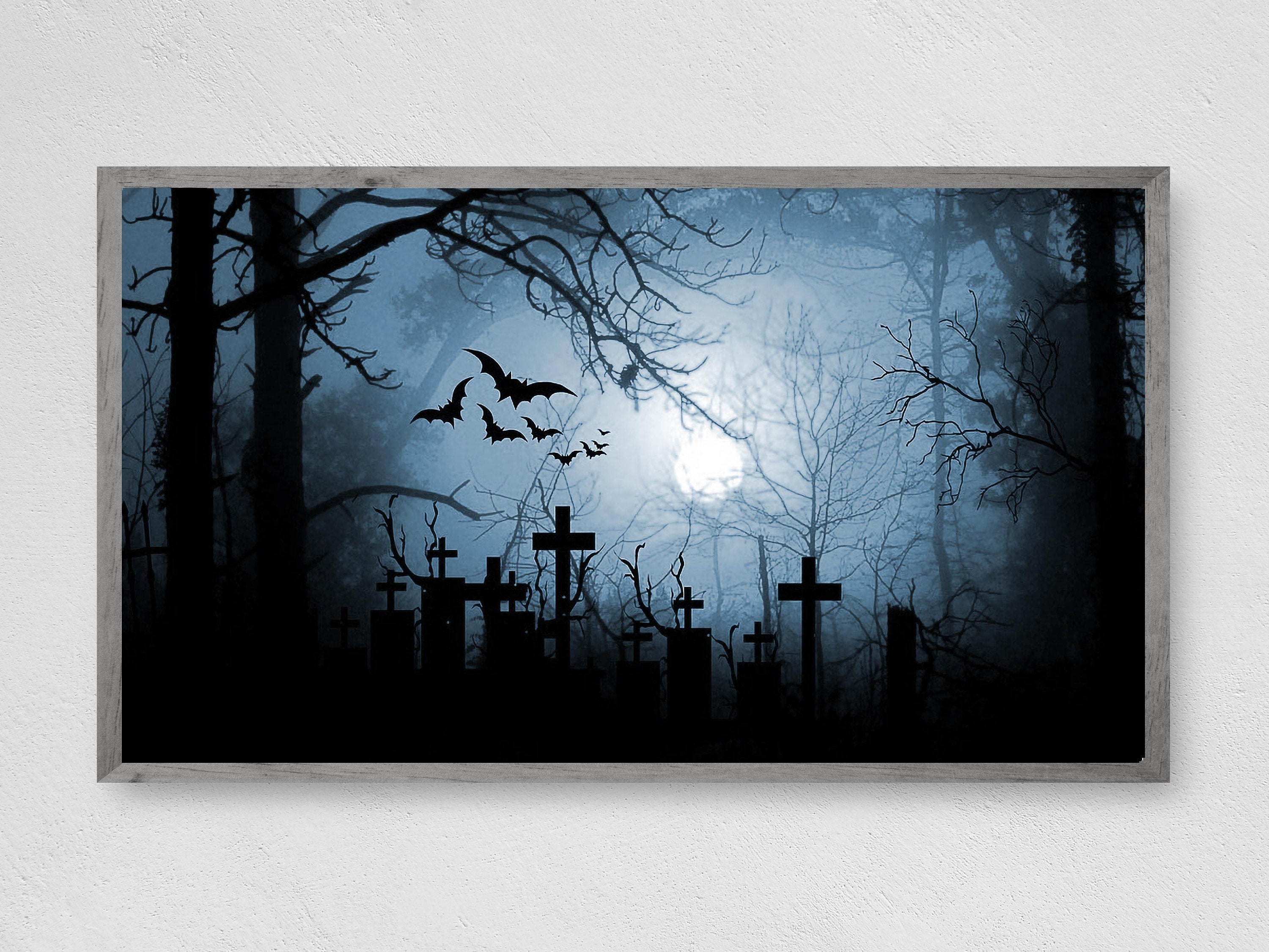 Autumn Moonlight shining through trees Digital Download for Samsung Frame Samsung Art TV Samsung Frame TV Art Instant Download Autumn Moonlight shining through trees Digital Download for Samsung Frame Samsung Art TV Samsung Frame TV Art Instant Download