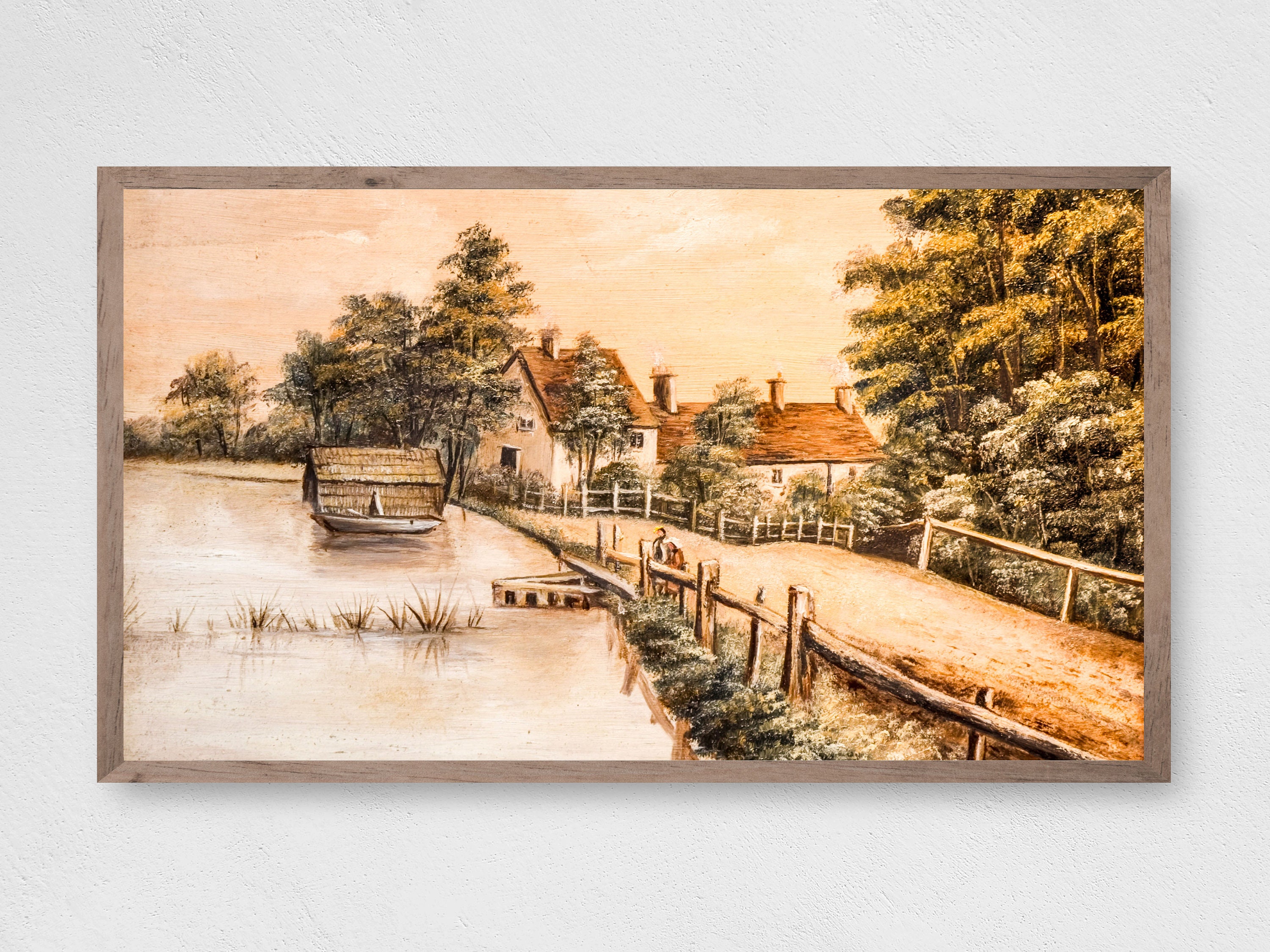 Samsung Frame TV Art Instant Download Classic Lakeside Etsy
