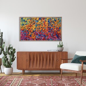 Samsung Frame TV Art Instant Download Colorful Paint on - Etsy